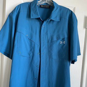 Under Armour Men's Shirt Short Sleeve  L  Like new!